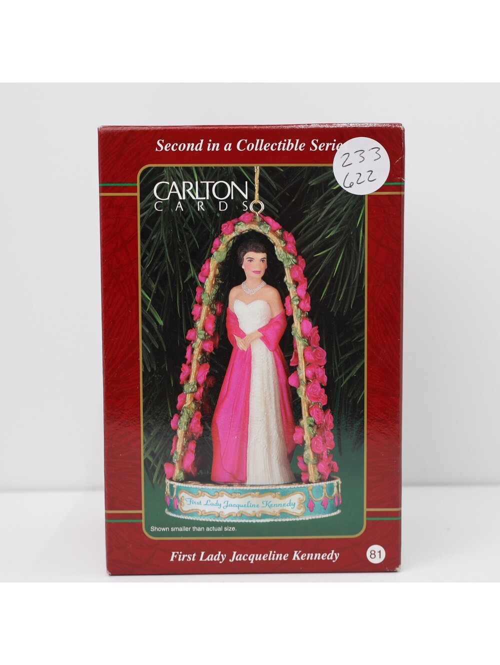Carlton Cards Heirloom Collection First Lady Jacqueline Kennedy Ornament